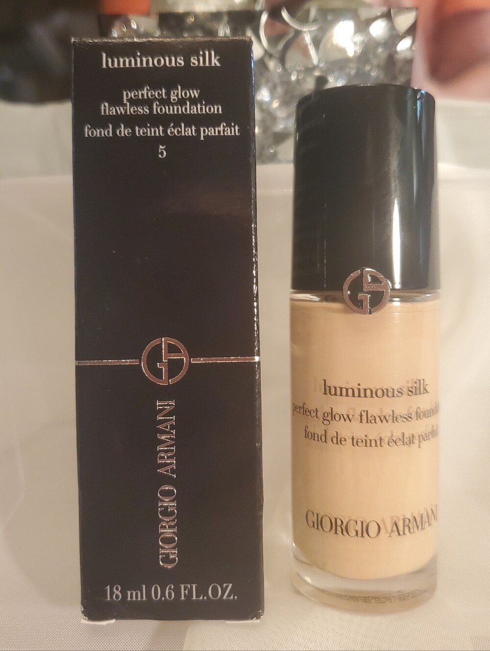 ⚜️GIORGIO ARMANI LUMINOUS SILK FLAWLESS FOUNDATION #5  NIB